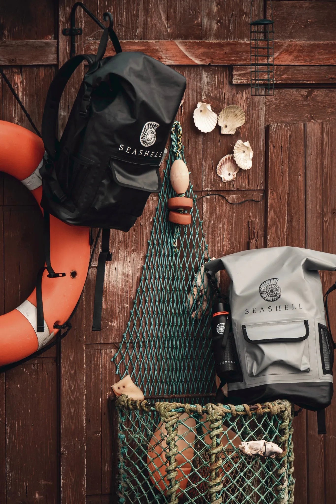 22L Drybag Backpack Black - SEASHELL®