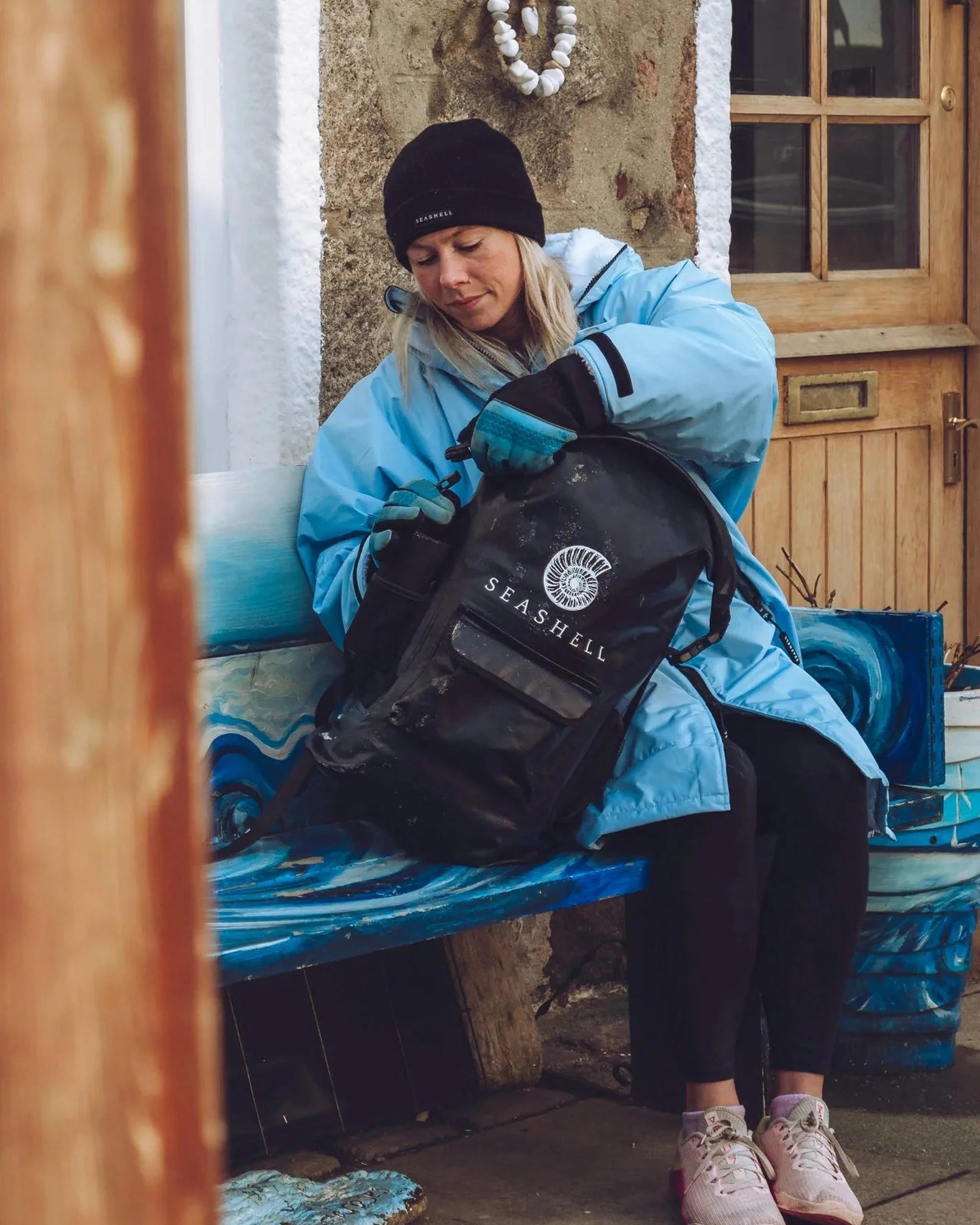 22L Drybag Backpack Black - SEASHELL®