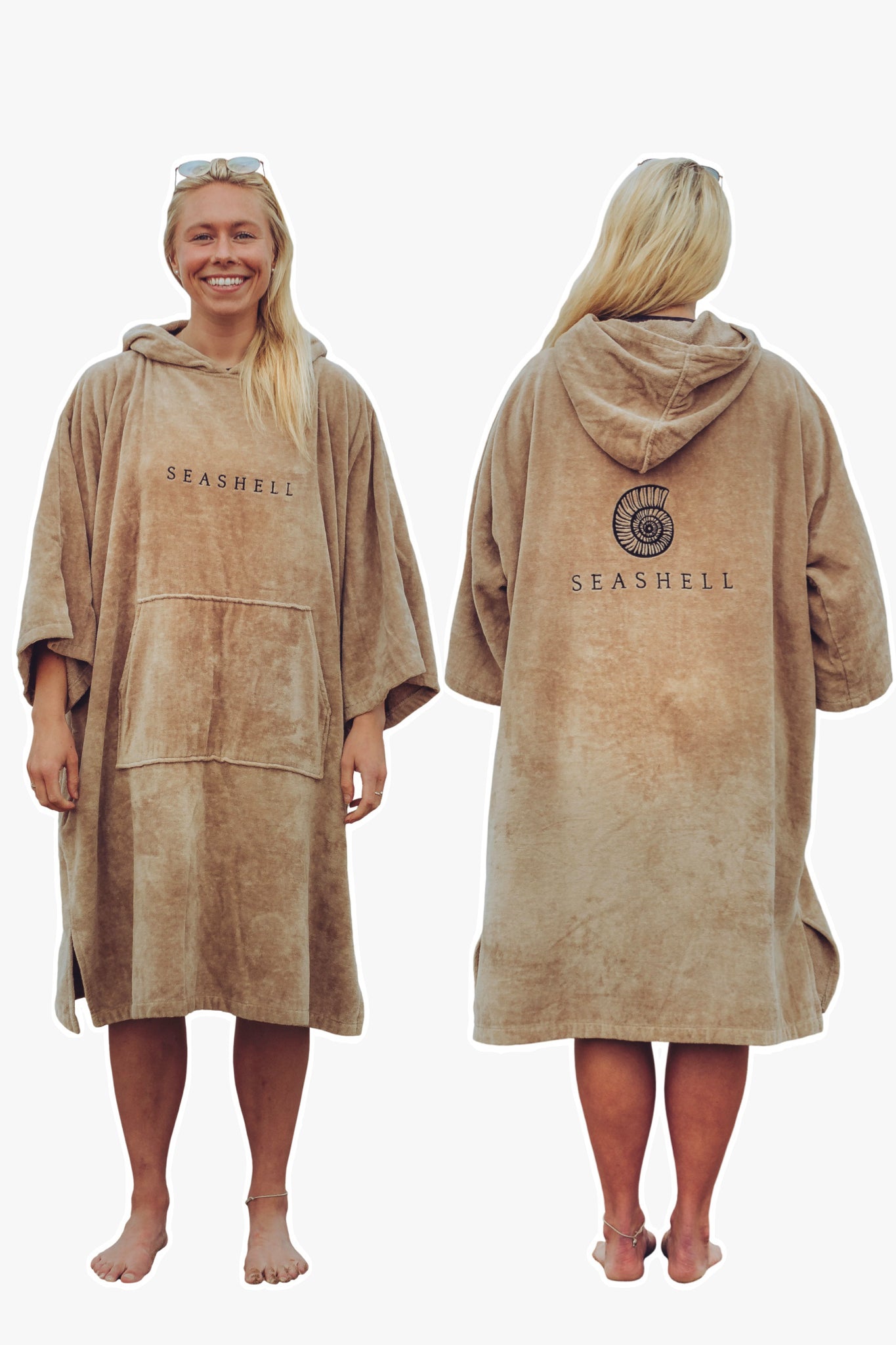 Seashell Towelling Robe Imperfect