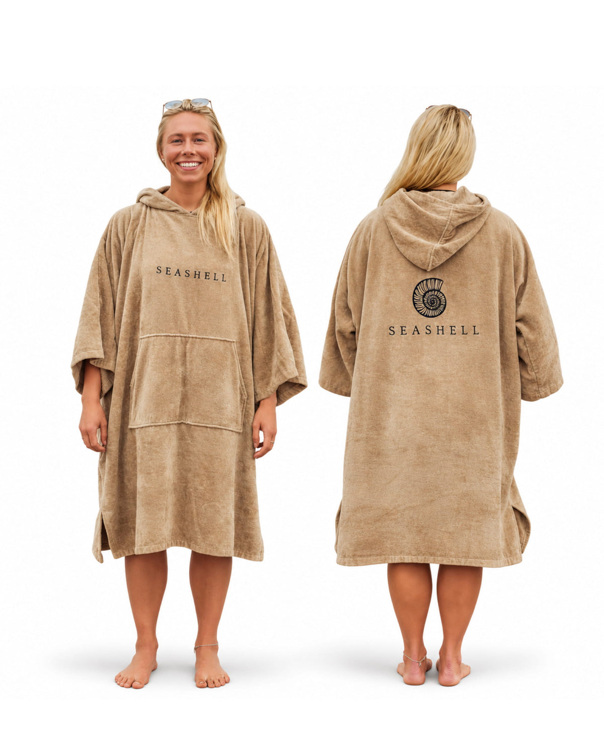 towelling robe female model
