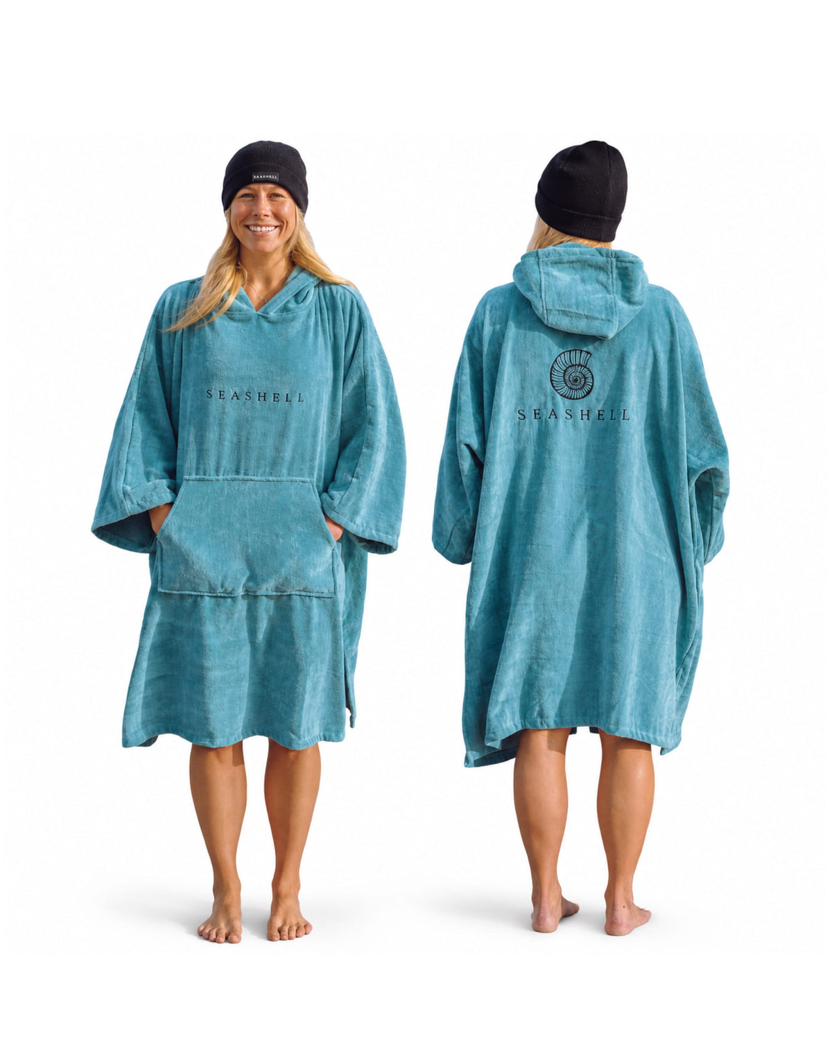 towelling robe female model