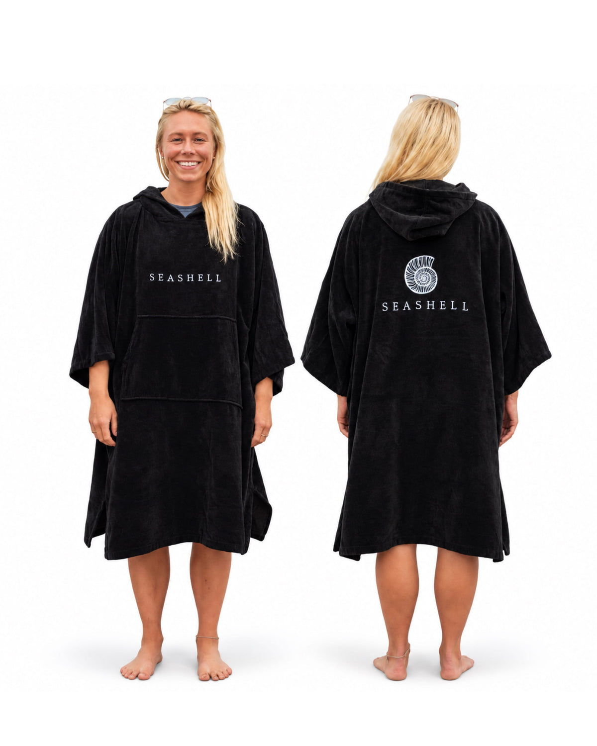 towelling robe female model