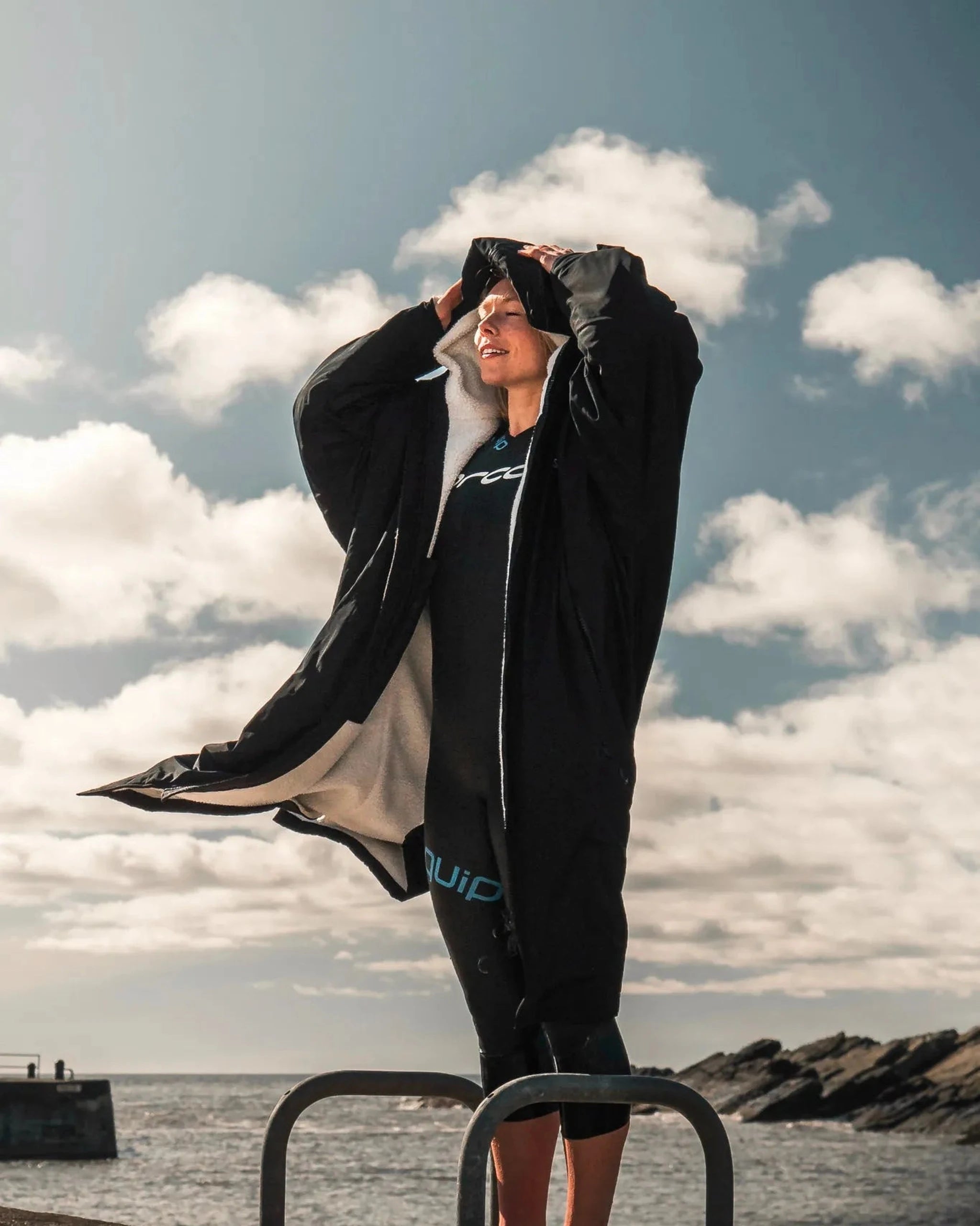 Changing Robe Black
