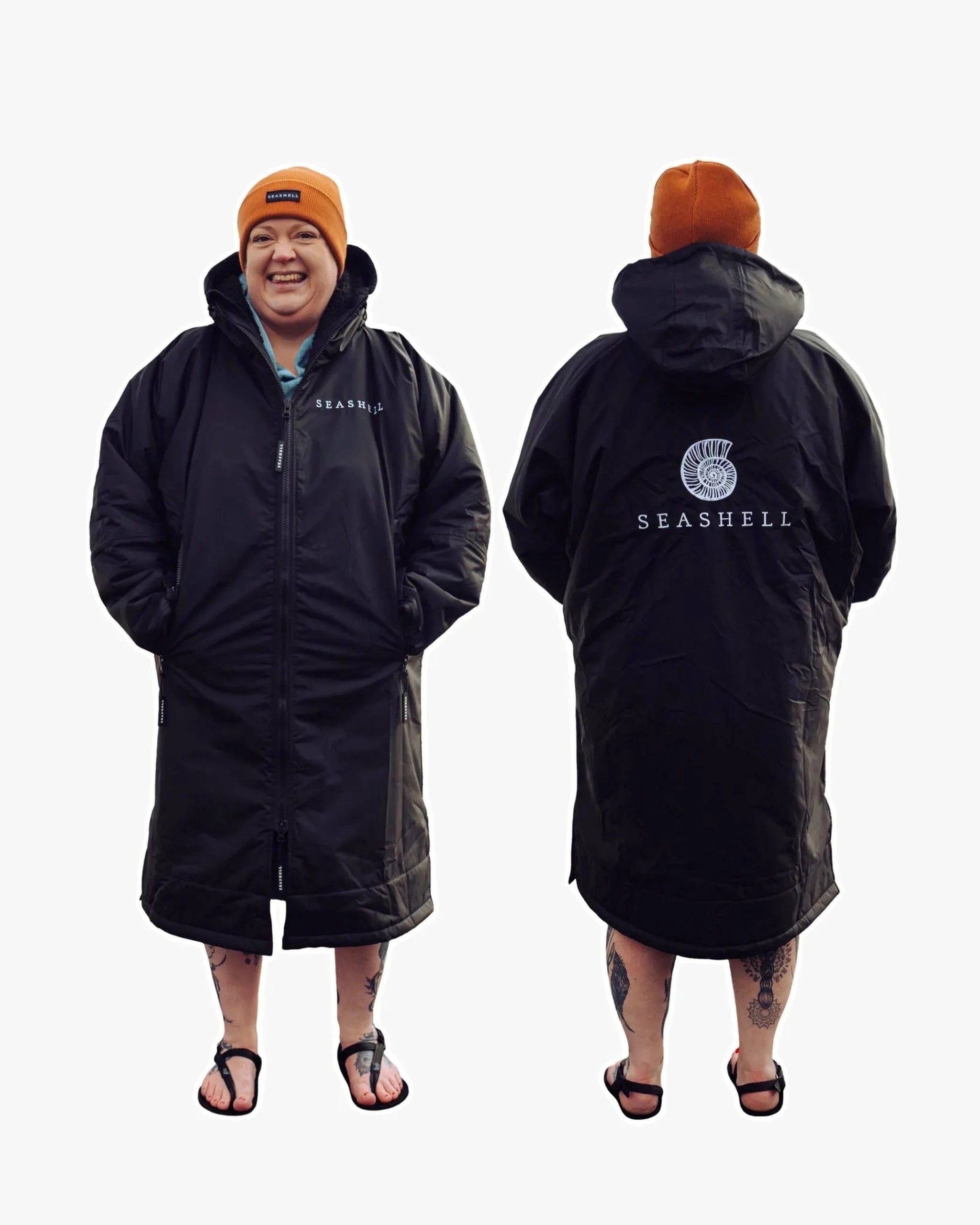 Changing Robe Midnight female model