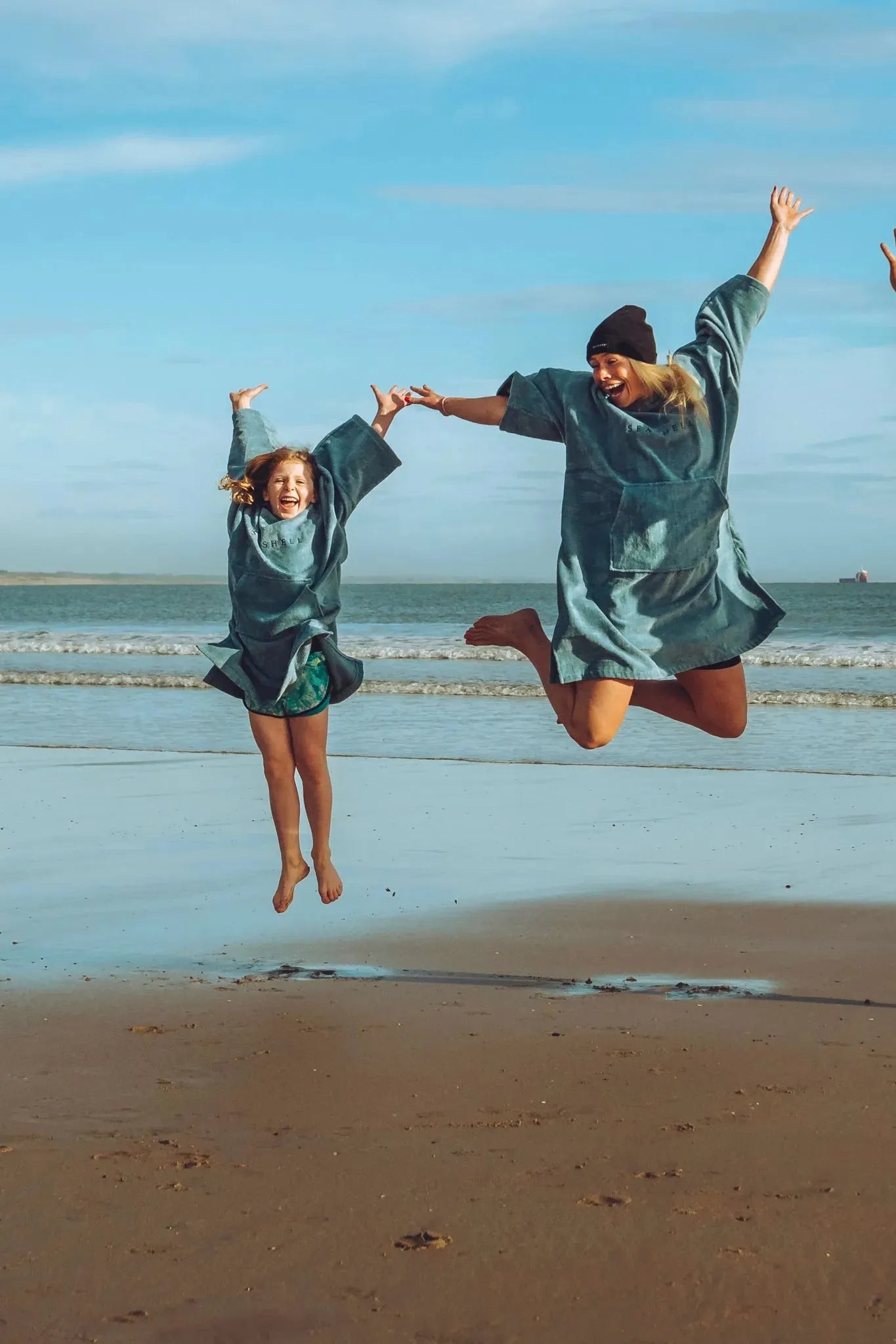 Organic Towelling Robe Kids, Swimming, SEASHELL®