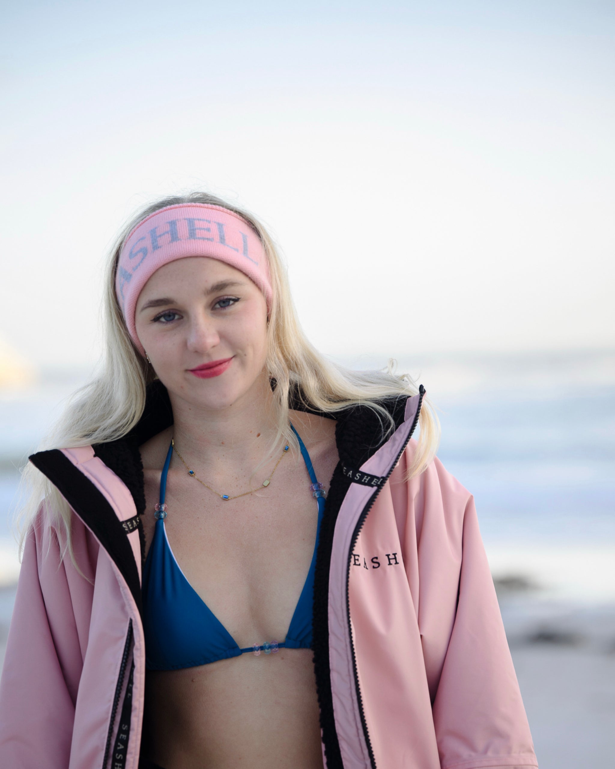 Merino Wool Headband Pink - SEASHELL®