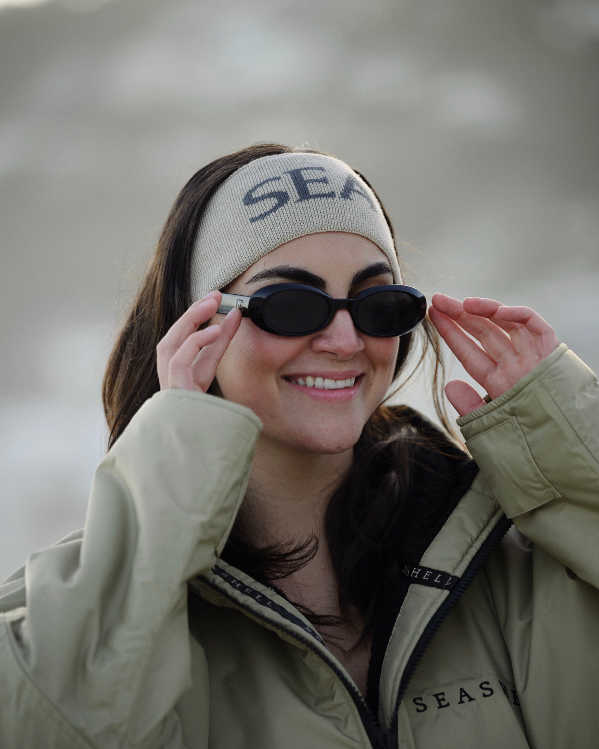 Merino Wool Headband Sand - SEASHELL®