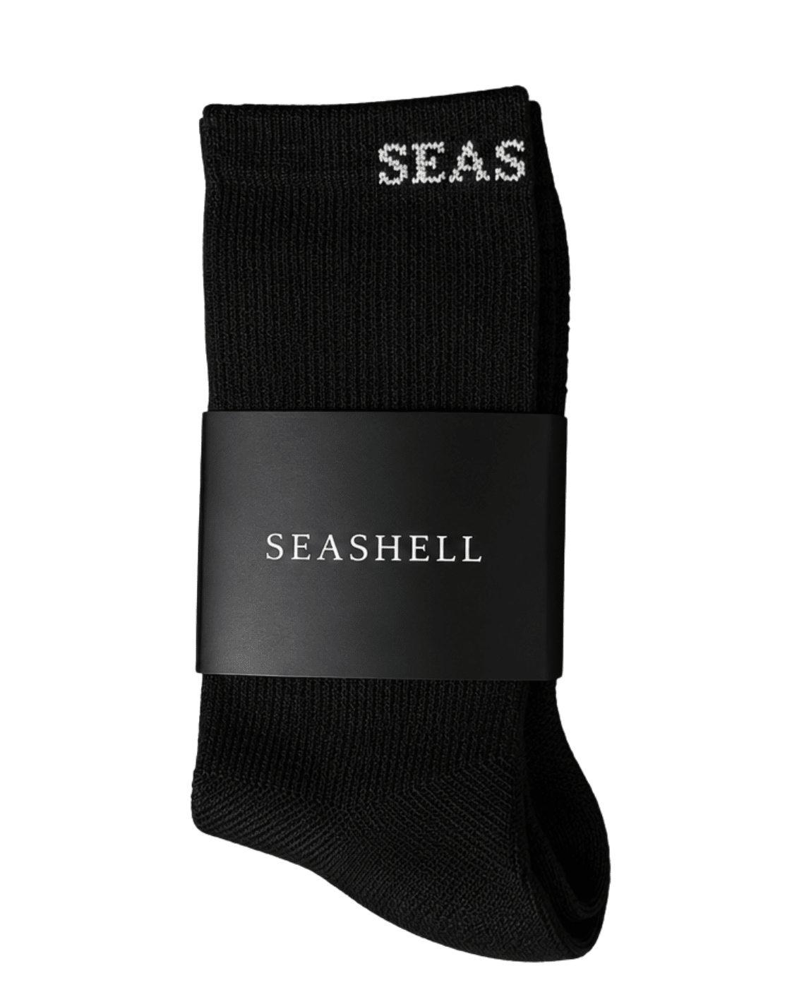 Merino Wool Socks Black (1 pair) - SEASHELL®