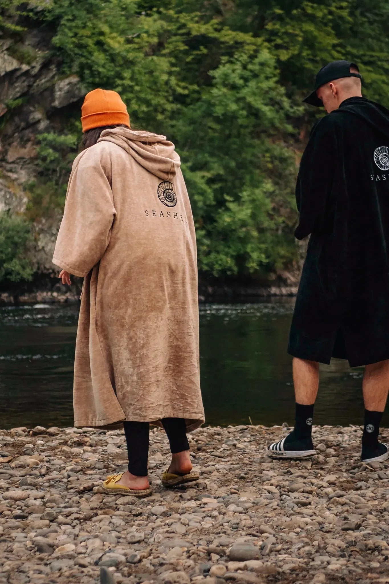 Organic Cotton Towelling Robe Sand - SEASHELL®