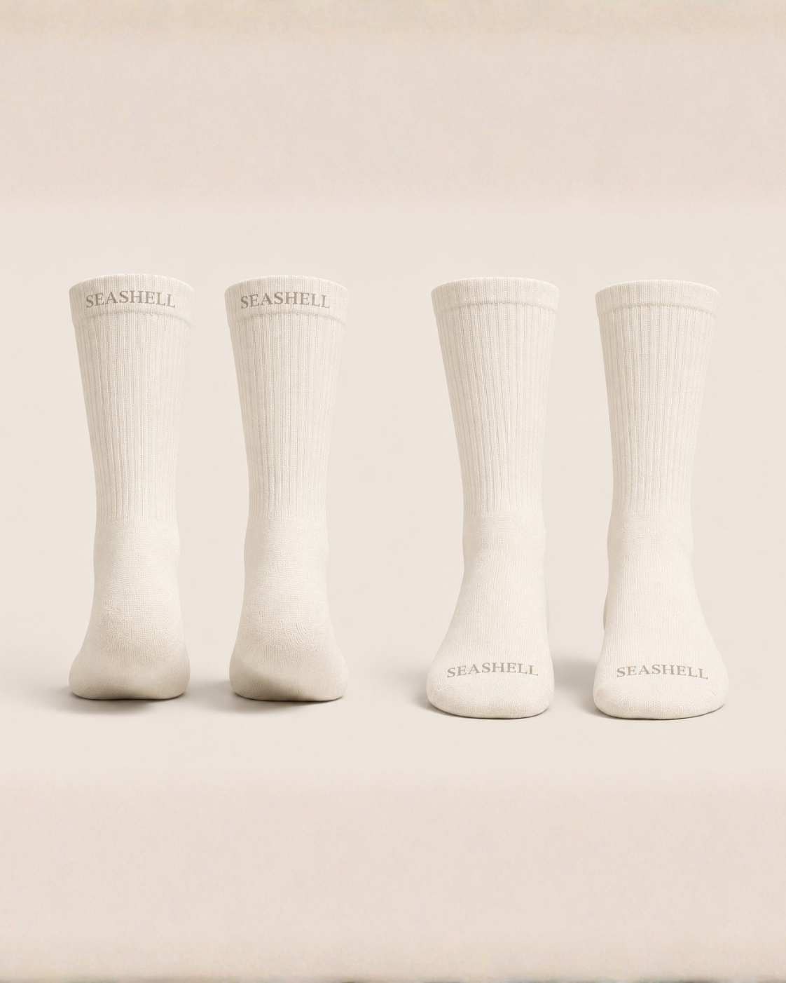 Merino Wool Socks White (1 pair)