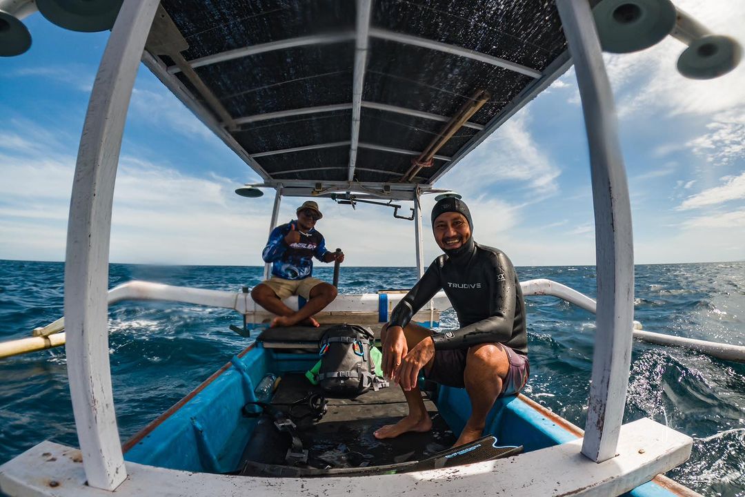 men on boat