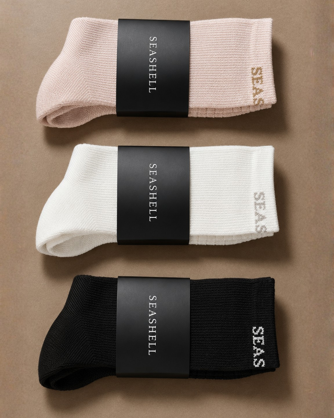 Merino Wool Socks Black (1 pair)
