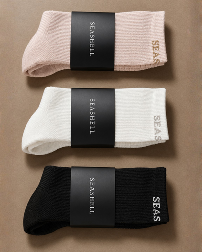 Merino Wool Socks White (1 pair)