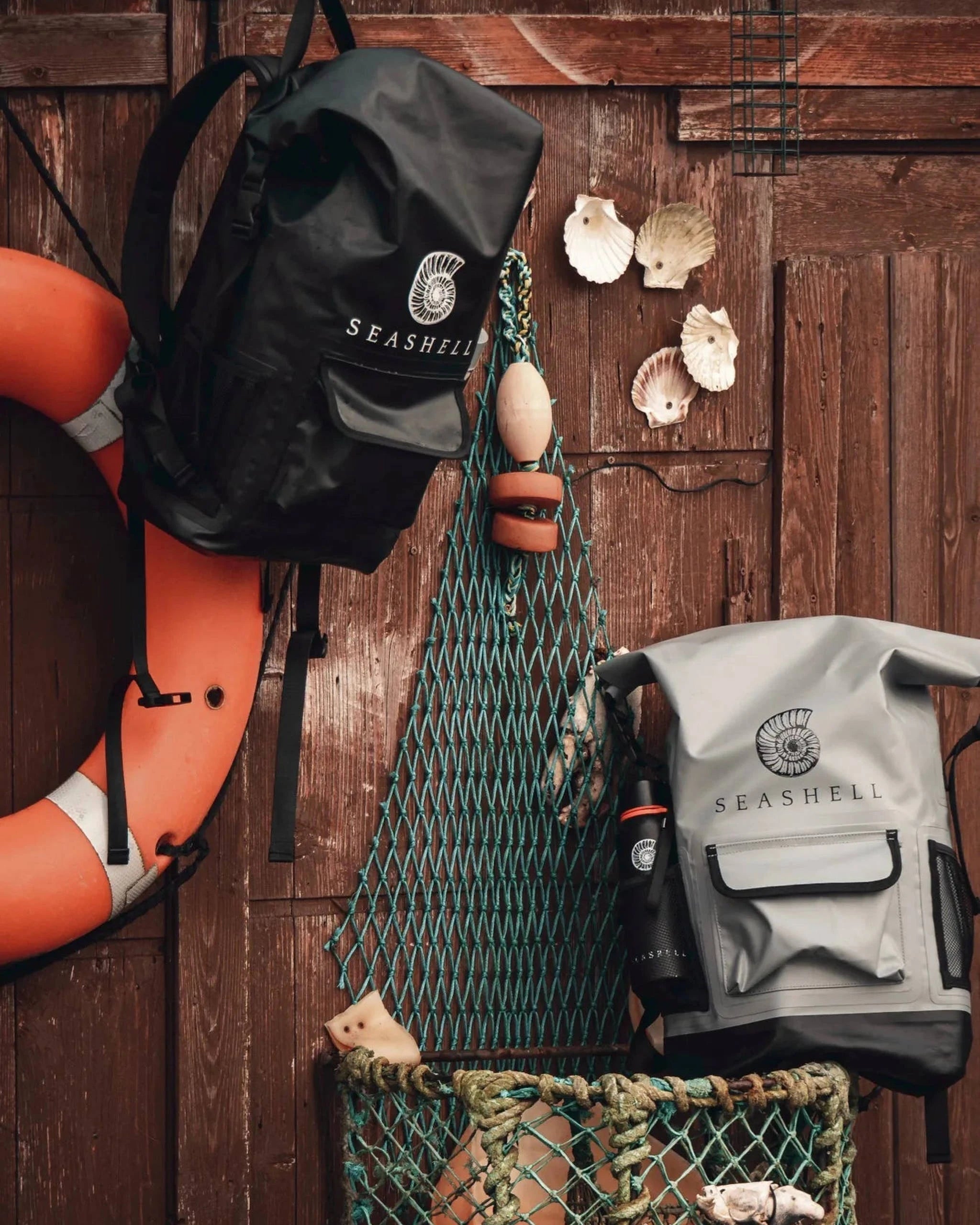 22L Drybag Backpack Black - SEASHELL®