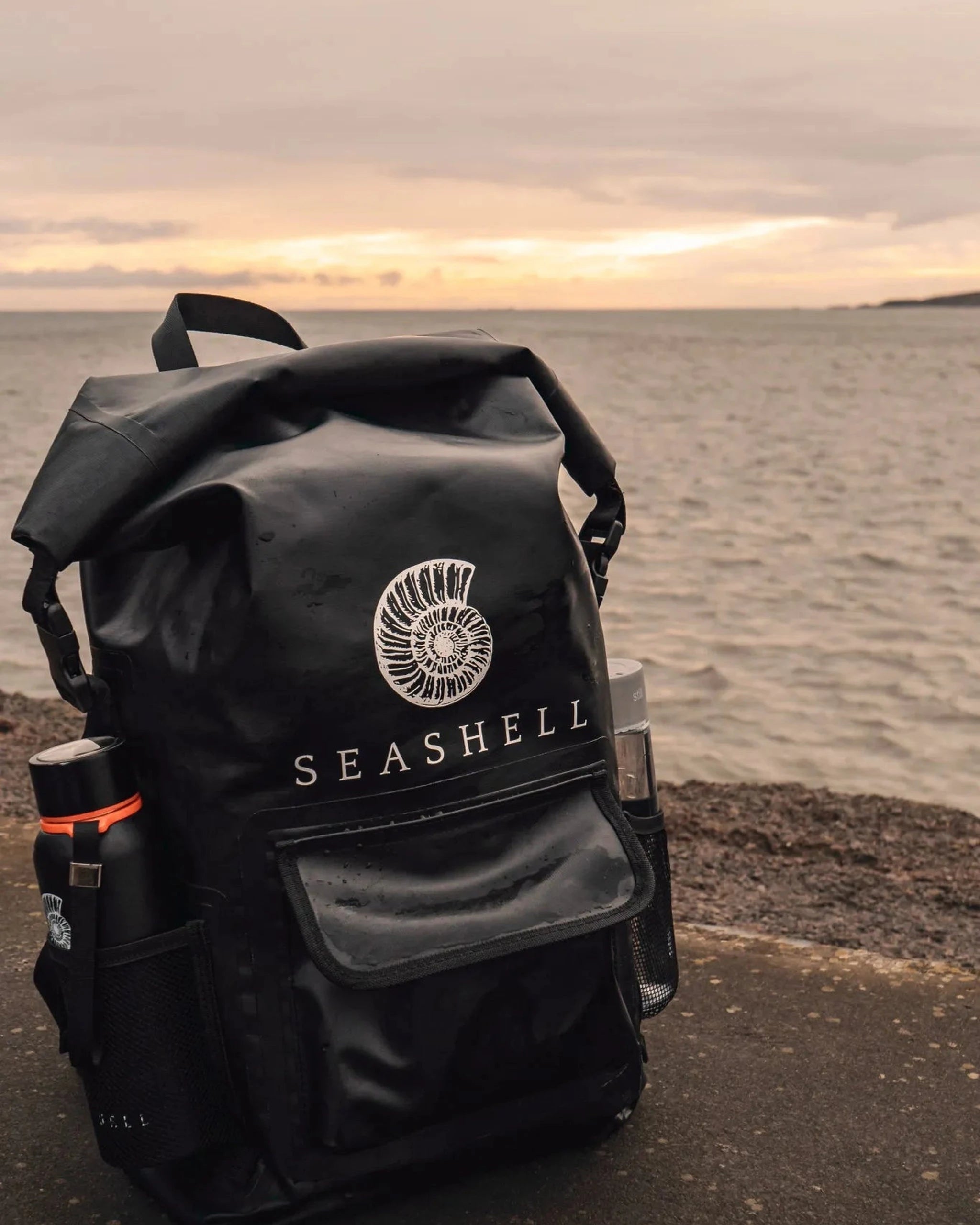 22L Drybag Backpack Black - SEASHELL®
