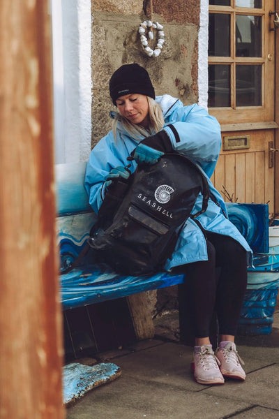 22L Drybag Backpack Black - SEASHELL®