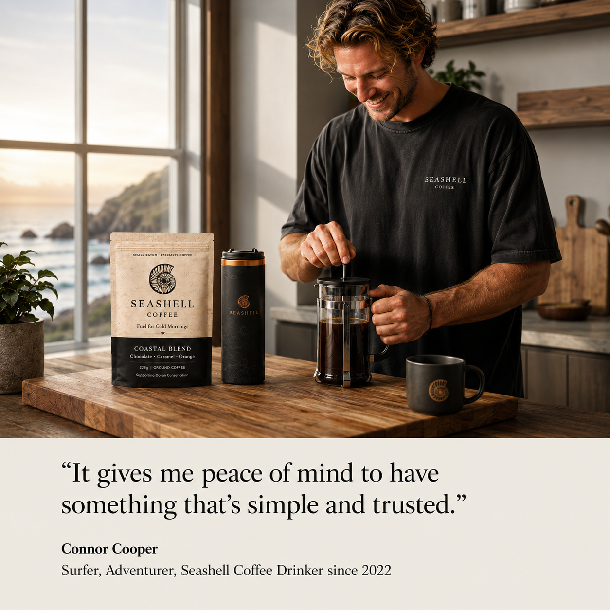 Seashell Coffee | Coastal Blend 225g