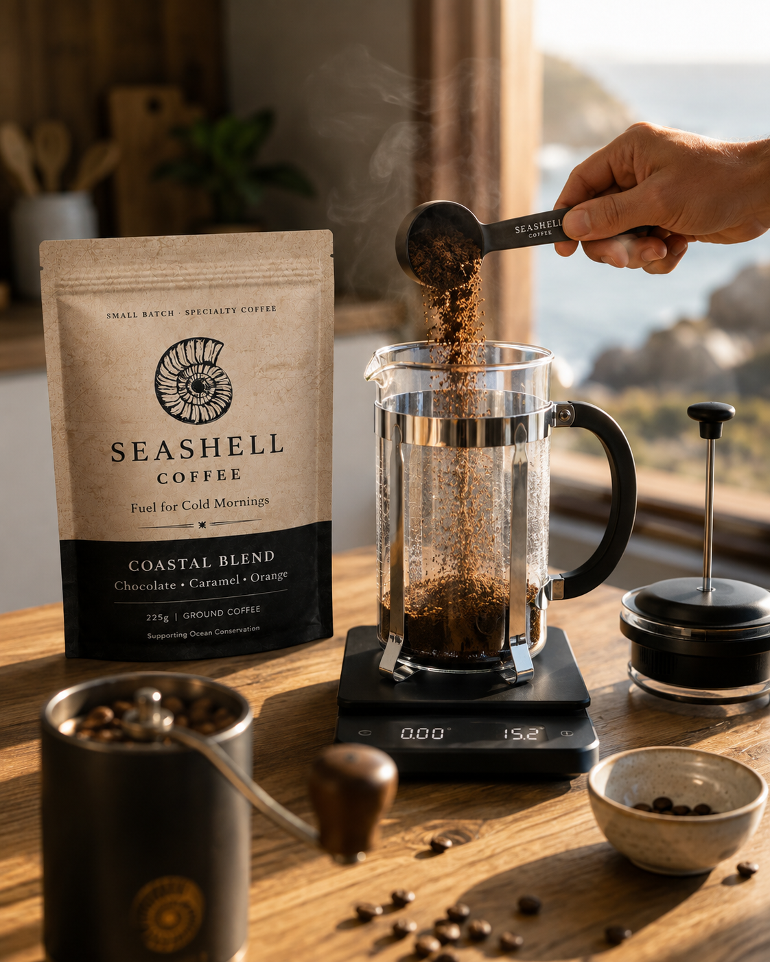 Seashell Coffee | Coastal Blend 225g