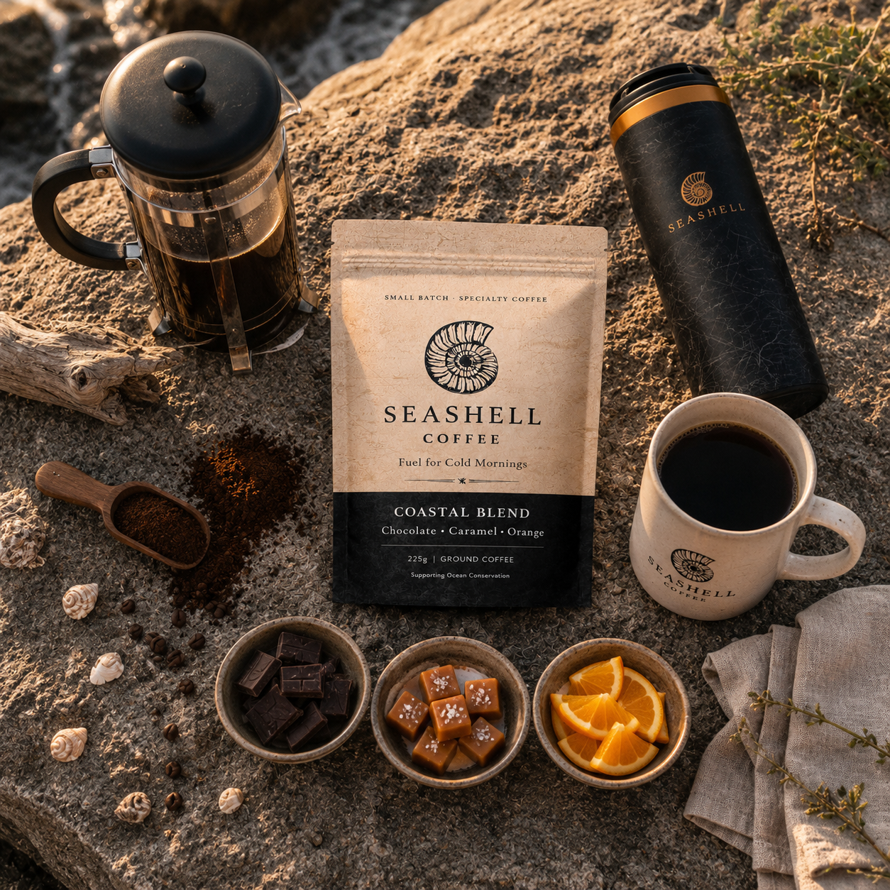 Seashell Coffee | Coastal Blend 225g