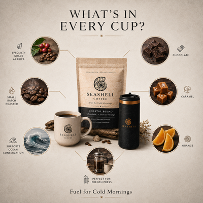 Seashell Coffee | Coastal Blend 225g