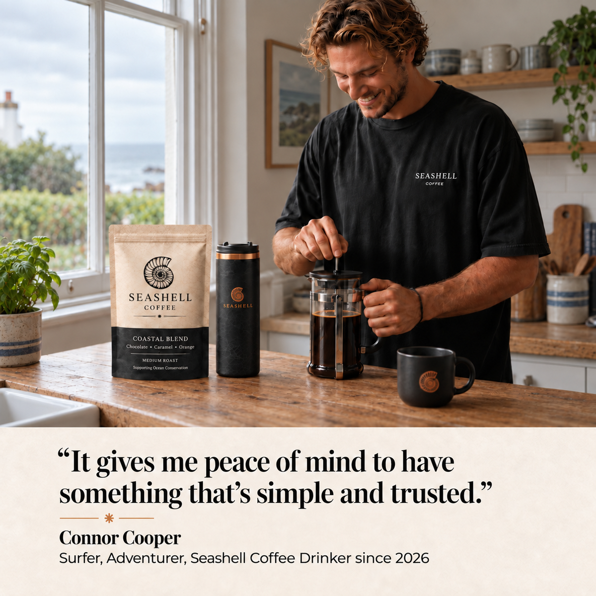 Seashell Coffee | Coastal Blend 225g