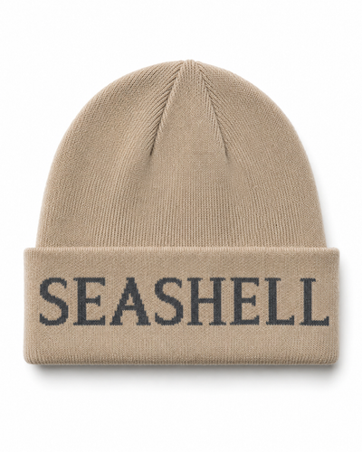 Merino Wool Beanie Sand