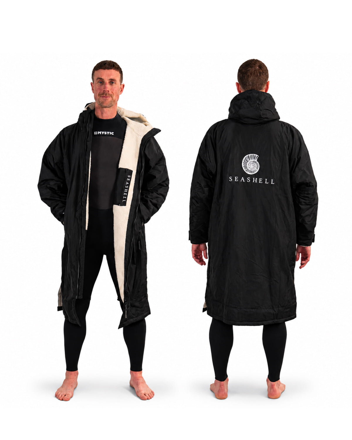 changing robe black male model