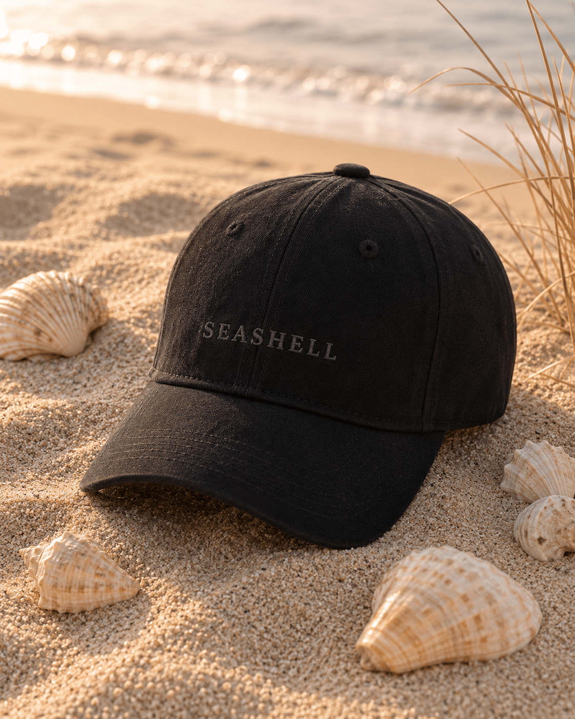 Baseball Cap Black - SEASHELL®