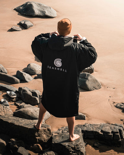 Changing Robe Black – male model