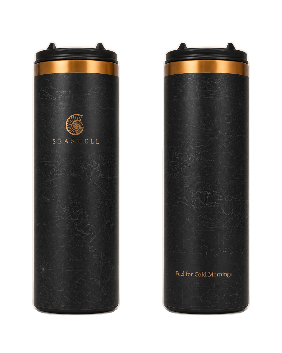 Seashell Flask — Black