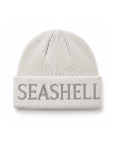 Merino Wool Beanie White - SEASHELL®