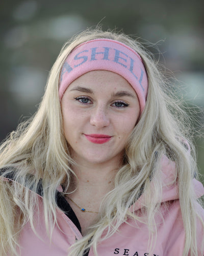 Merino Wool Headband Pink - SEASHELL®