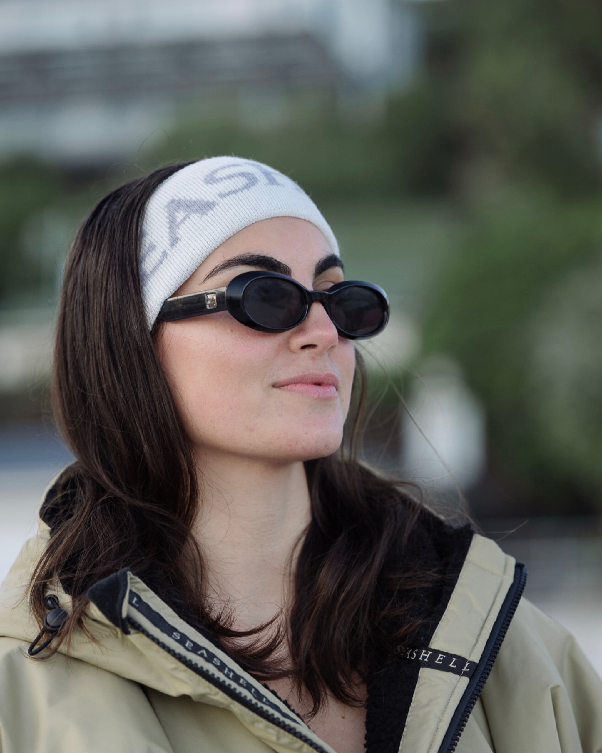 Merino Wool Headband White - SEASHELL®