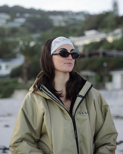 Merino Wool Headband White - SEASHELL®