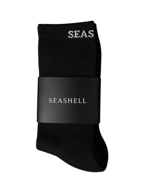 Merino Wool Socks Black (1 pair) - SEASHELL®