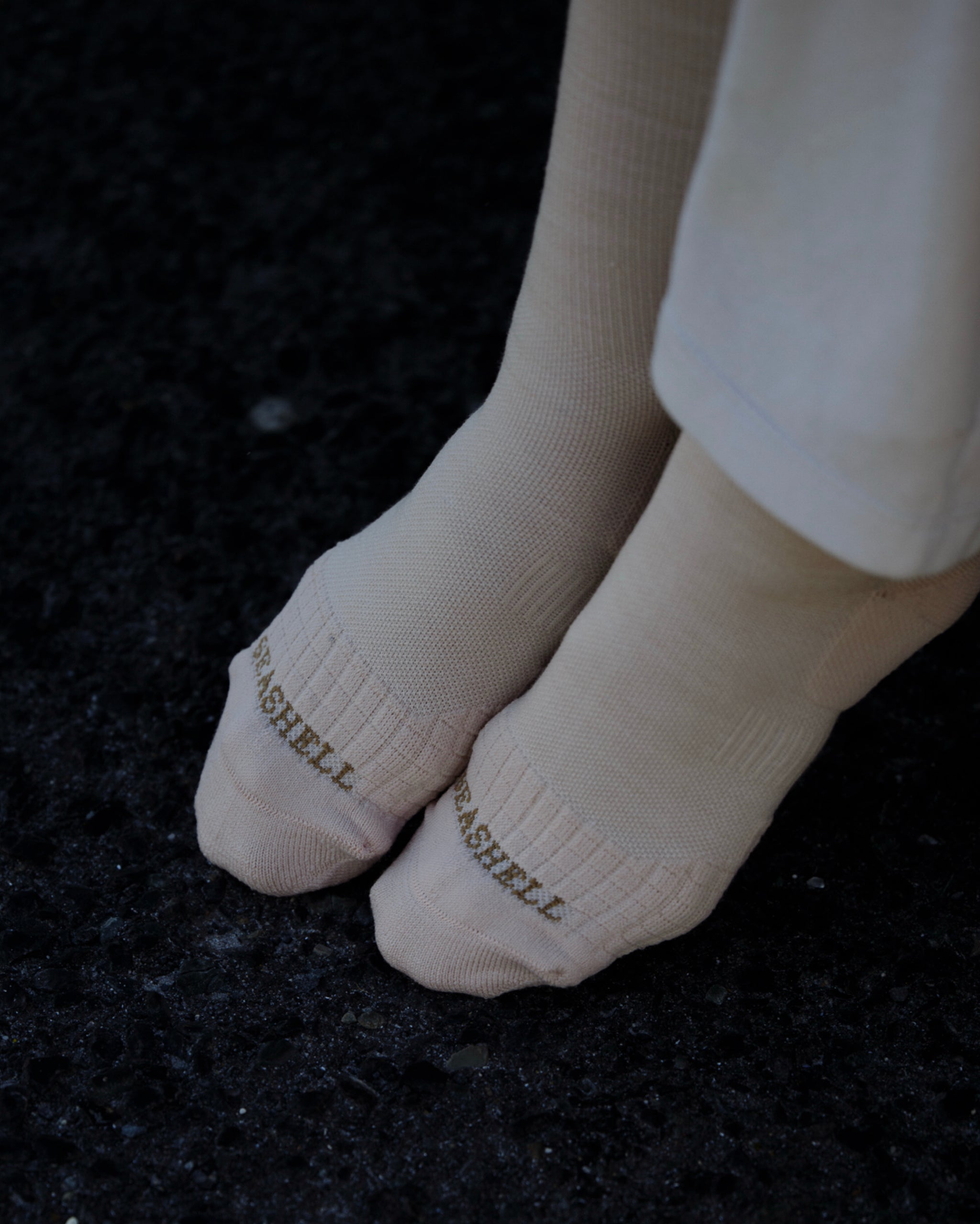 Merino Wool Socks Sand (1 pair) - SEASHELL®