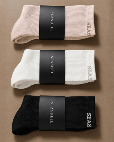 Merino Wool Socks Sand (1 pair) - SEASHELL®